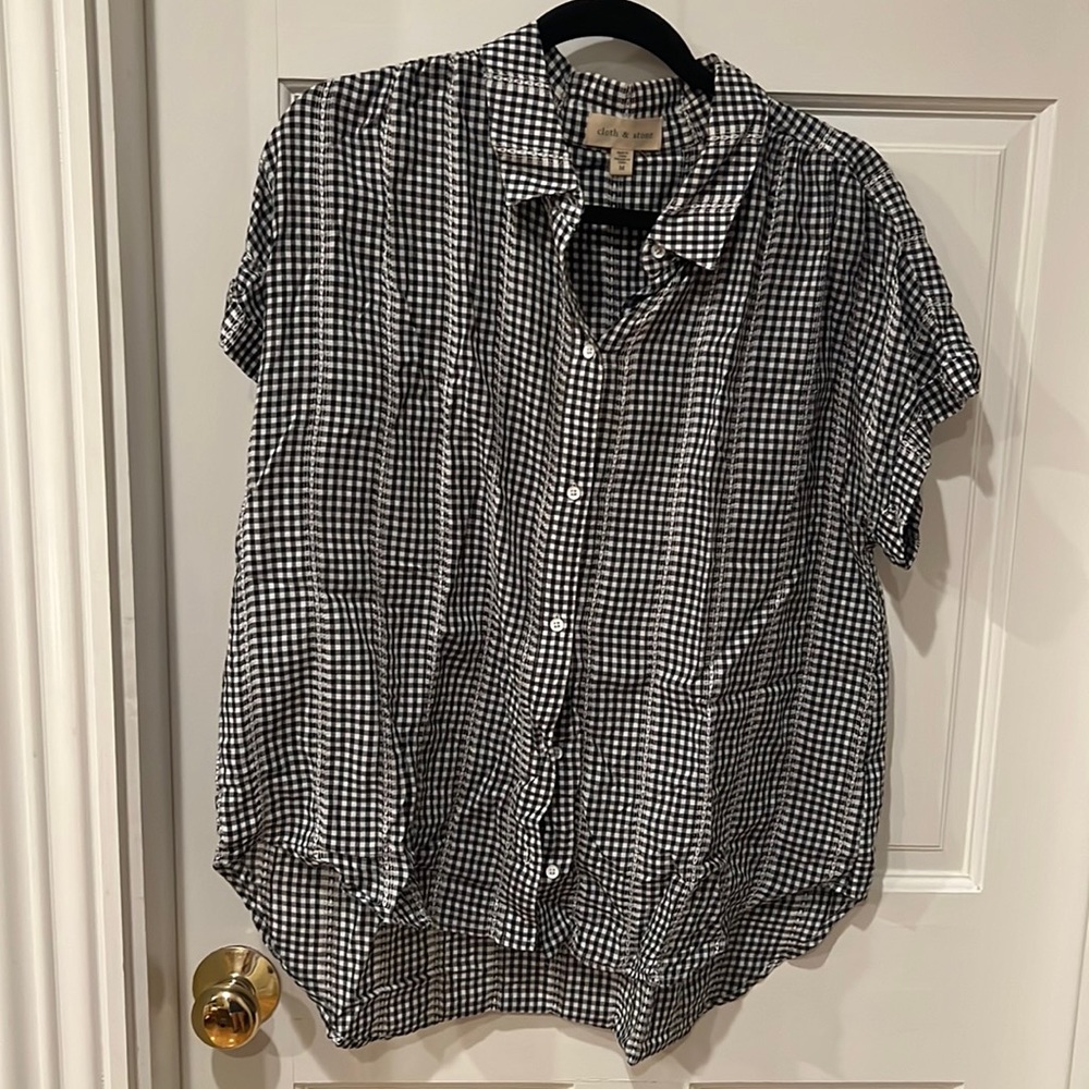 Cloth & Stone checkered button down
